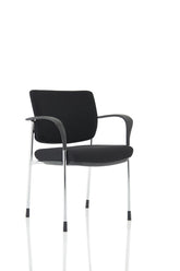 Brunswick Deluxe Black Fabric Back Chrome Frame BR000222 DD